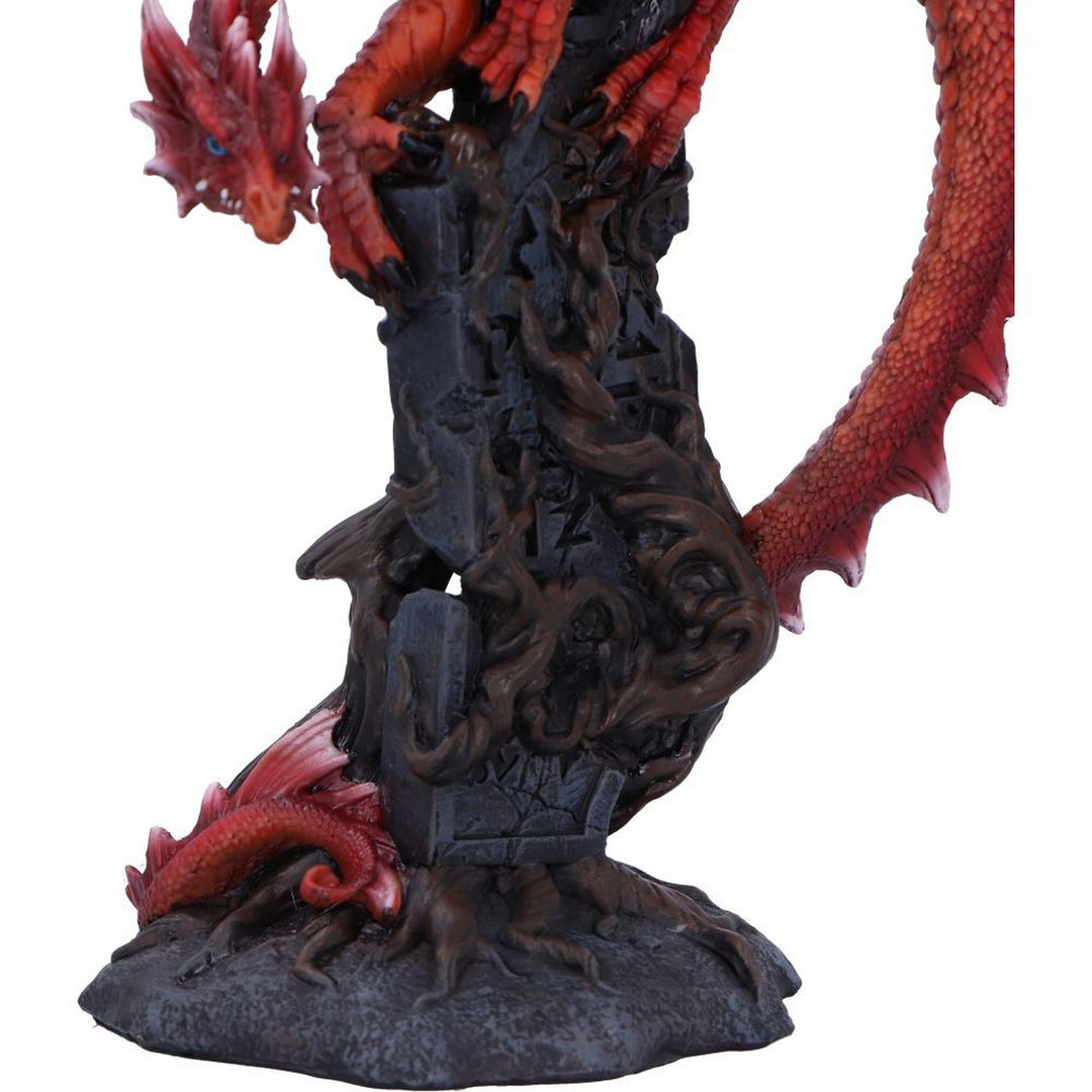 Draconic Roots Red Dragon Figurine 28.5cm U6701A24