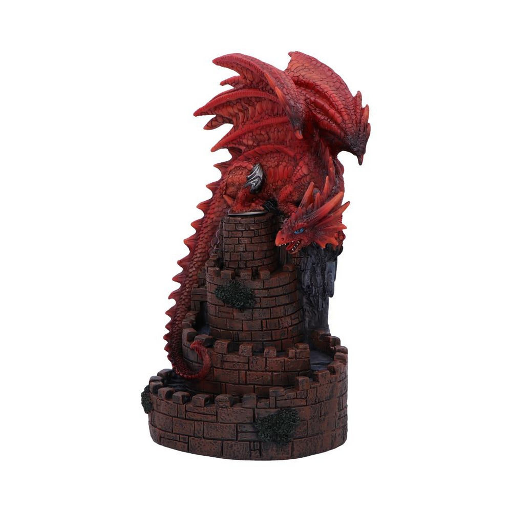 Crimson Keep Red Dragon Backflow Incense Burner 22cm U6703A24