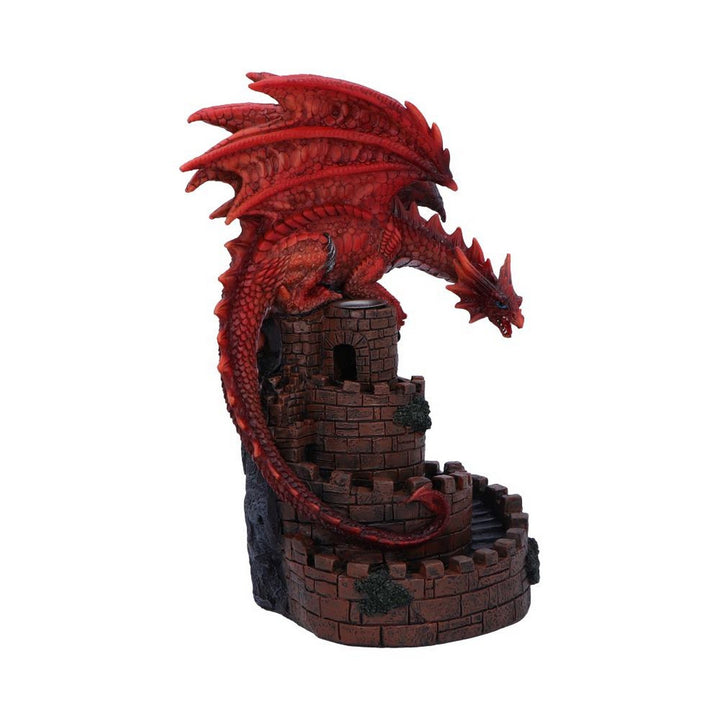 Crimson Keep Red Dragon Backflow Incense Burner 22cm U6703A24