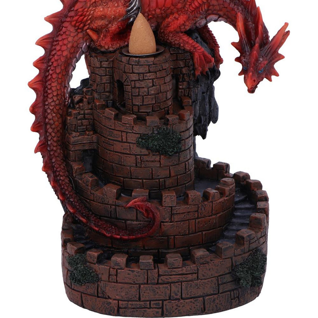Crimson Keep Red Dragon Backflow Incense Burner 22cm U6703A24
