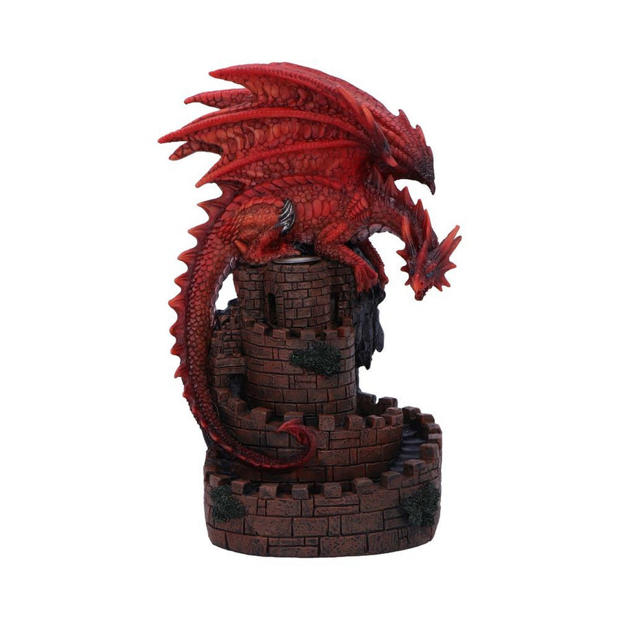 Crimson Keep Red Dragon Backflow Incense Burner 22cm U6703A24