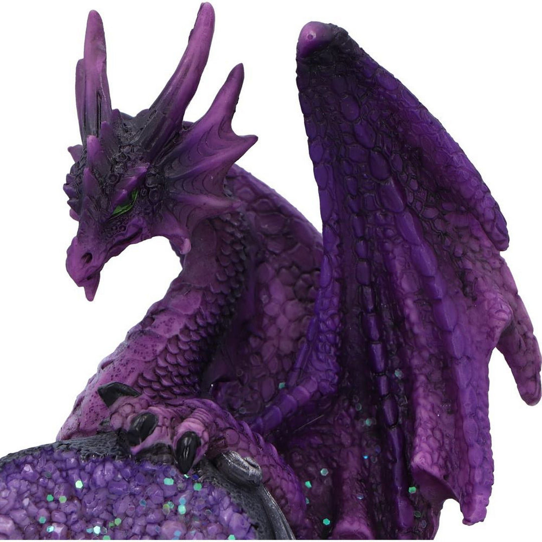 Guardian of the Geode Purple Dragon Figurine 11.5cm U6705A24