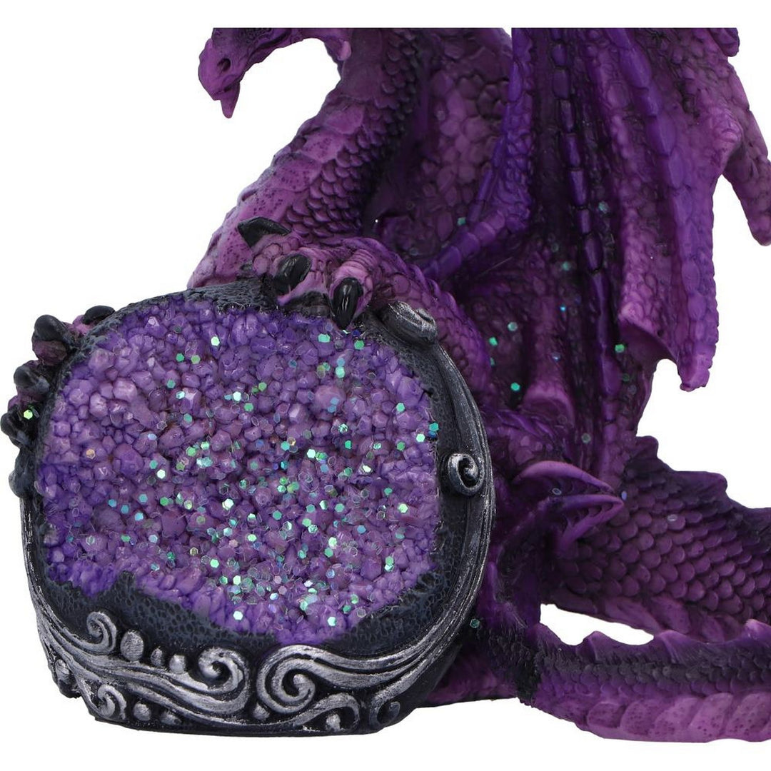 Guardian of the Geode Purple Dragon Figurine 11.5cm U6705A24