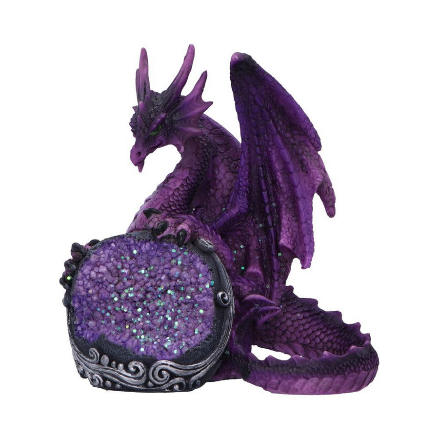 Guardian of the Geode Purple Dragon Figurine 11.5cm U6705A24