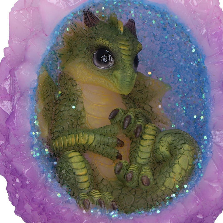 Geode Nest (Green) Illuminating Figurine U6706A24
