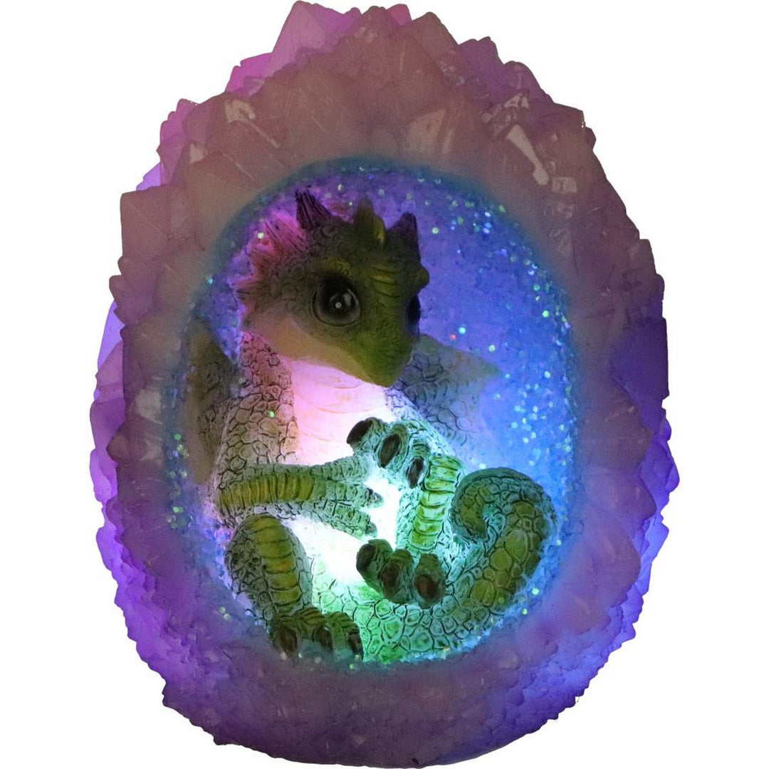 Geode Nest (Green) Illuminating Figurine U6706A24