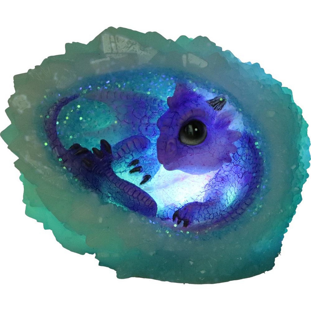 Geode Nest (Purple) Illuminating Figurine U6707A24
