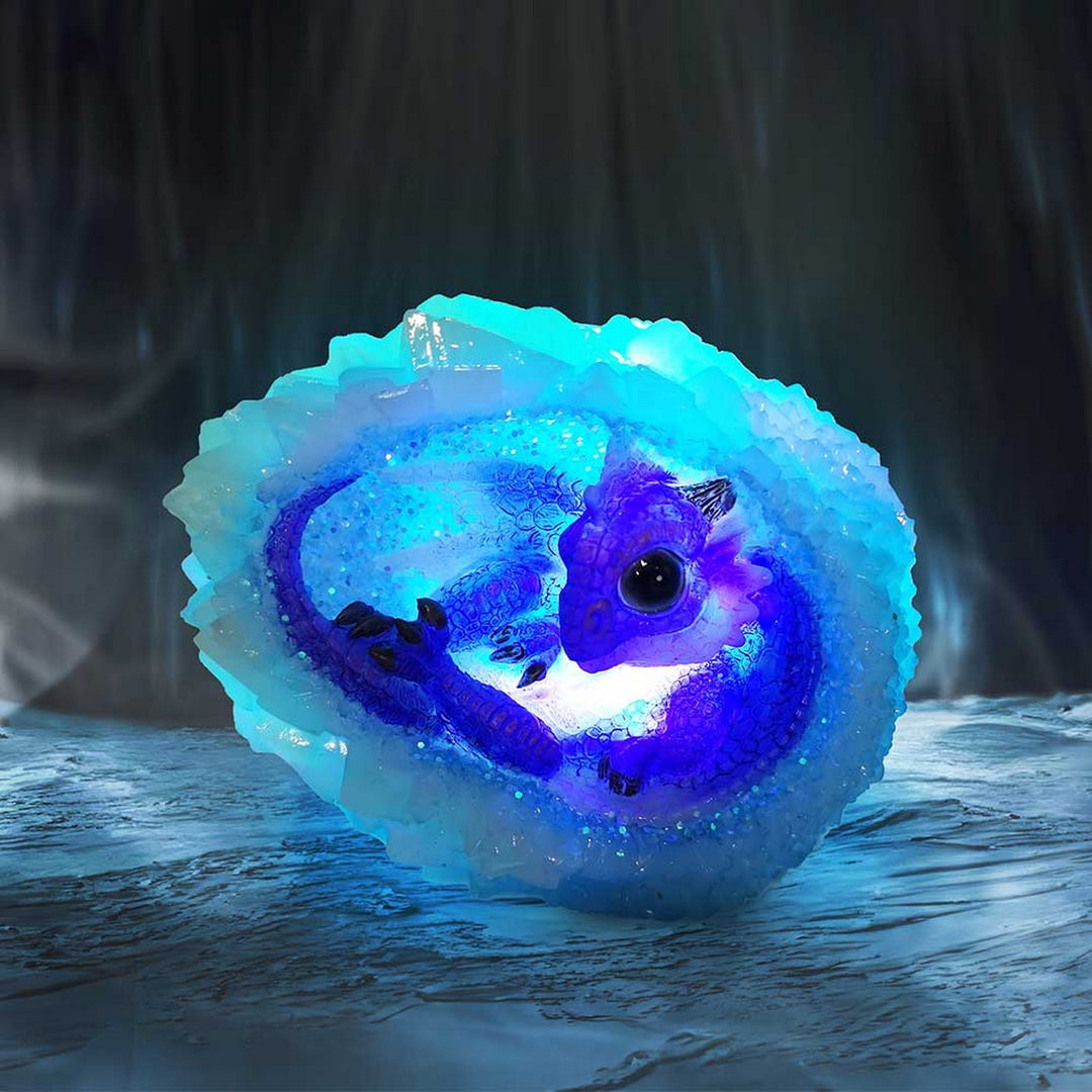 Geode Nest (Purple) Illuminating Figurine U6707A24