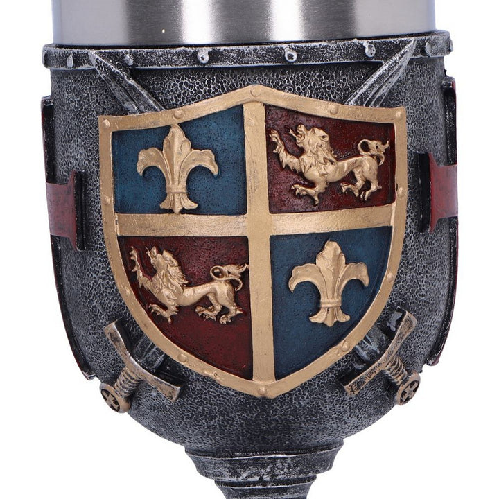 Heraldic Medieval Goblet 20cm U6714A24