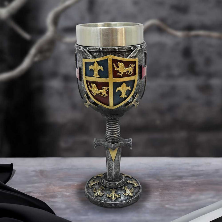 Heraldic Medieval Goblet 20cm U6714A24