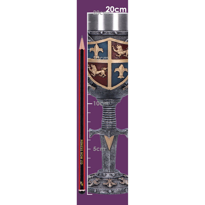 Heraldic Medieval Goblet 20cm U6714A24
