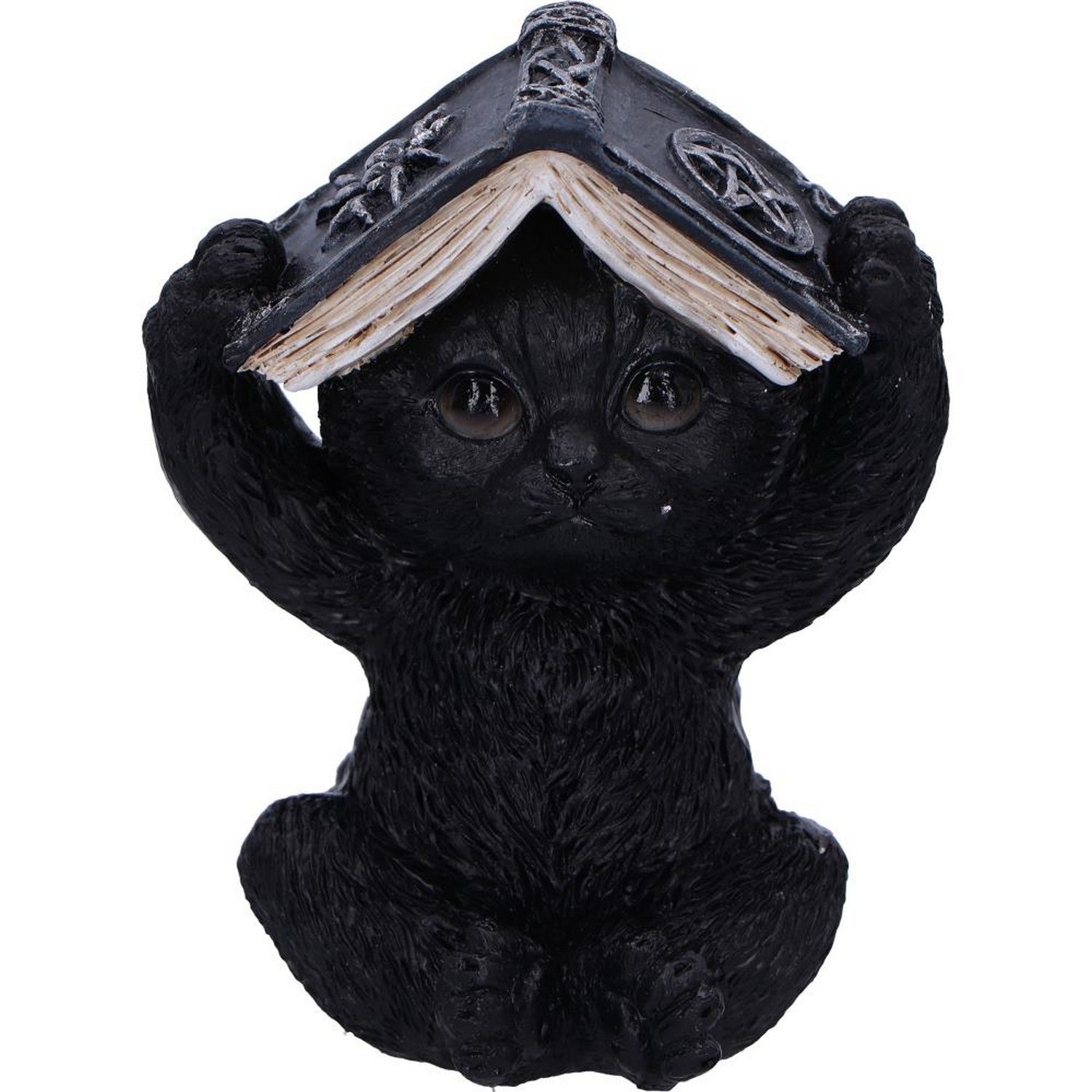Three Wise Witchy Black Spell Cats 8.5cm U6717A24
