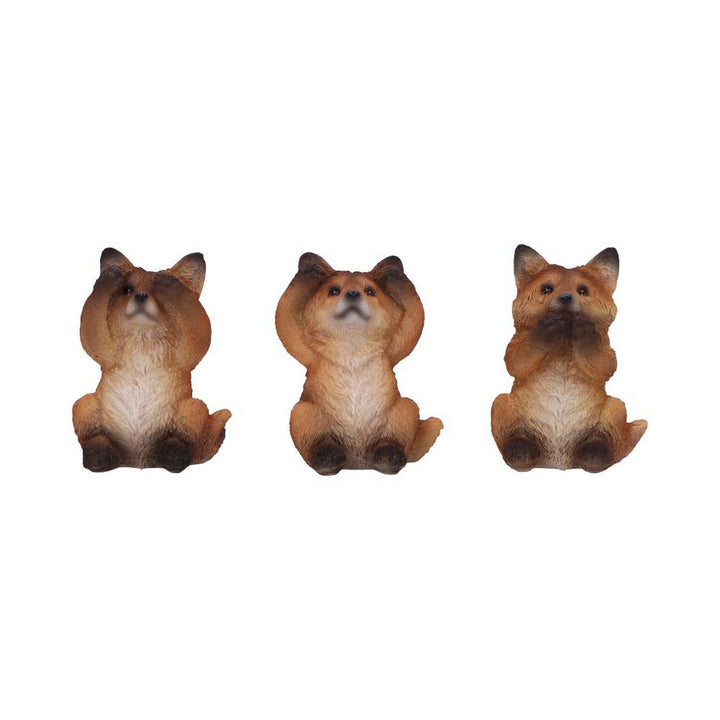 Three Wise Foxes Figurines 8.5cm U6722A24