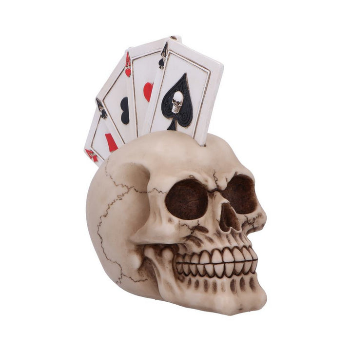 Four of a Kind Playing Cards Skull Head 19cm U6723A24