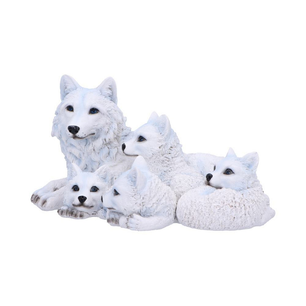 Pups Protection Mother Wolf and Cubs Figurine 20.5cm U6734A24