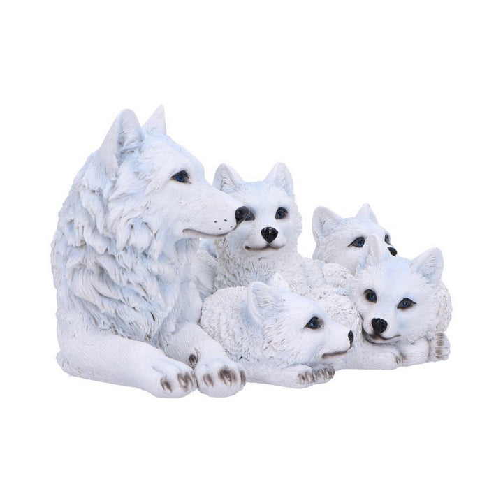 Pups Protection Mother Wolf and Cubs Figurine 20.5cm U6734A24