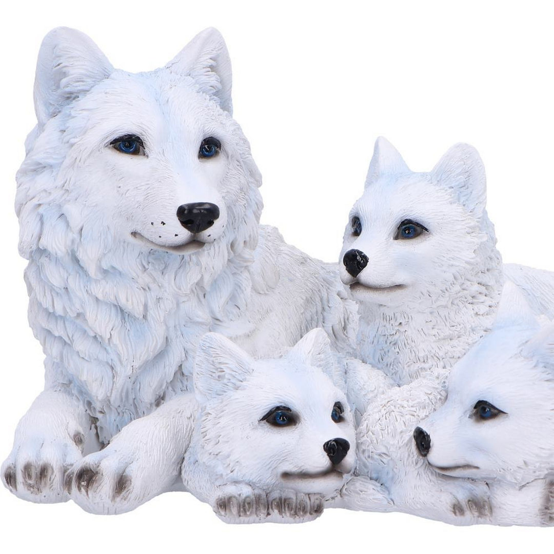 Pups Protection Mother Wolf and Cubs Figurine 20.5cm U6734A24