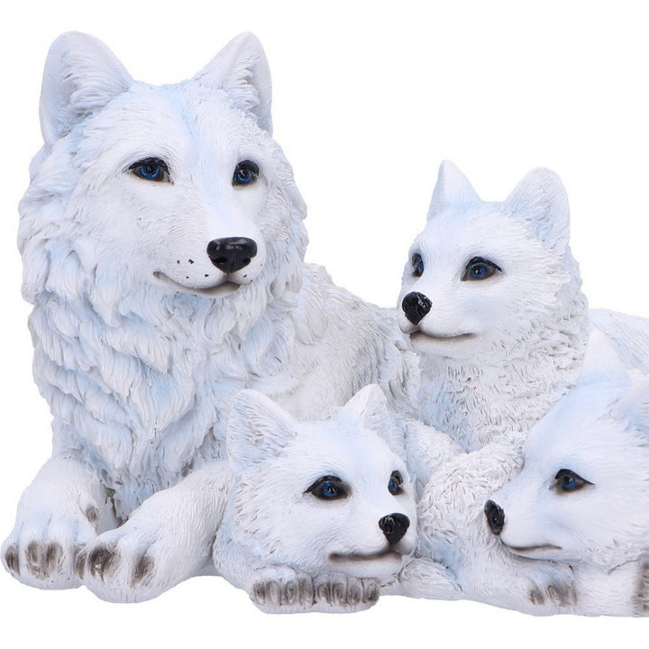 Pups Protection Mother Wolf and Cubs Figurine 20.5cm U6734A24