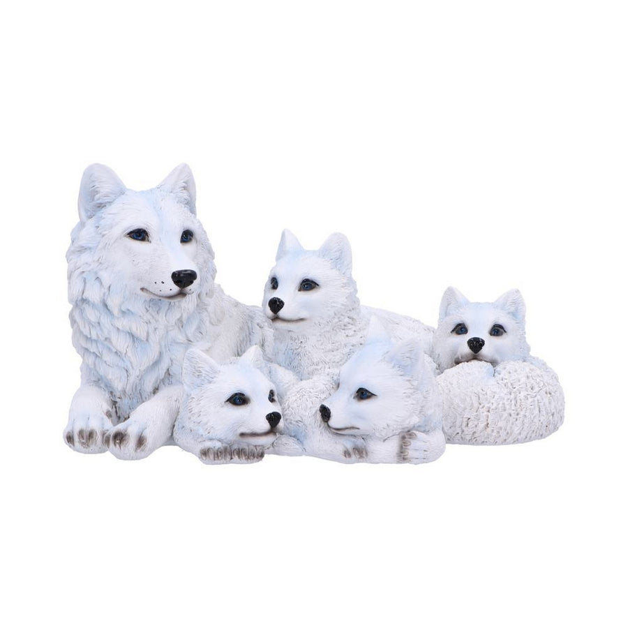 Pups Protection Mother Wolf and Cubs Figurine 20.5cm U6734A24