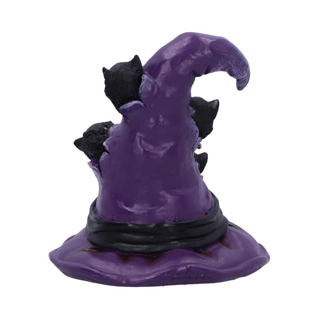 Magical Mischief Witch Hat and Black Cats Figurine 14cm U6739A24