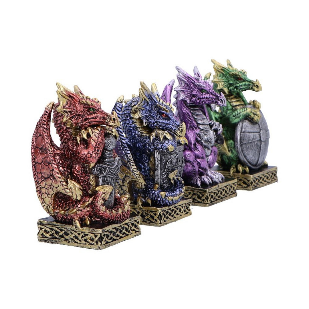 Defend the Hoard Dragon Protector Figurines (Set of 4) 10cm U6743A24