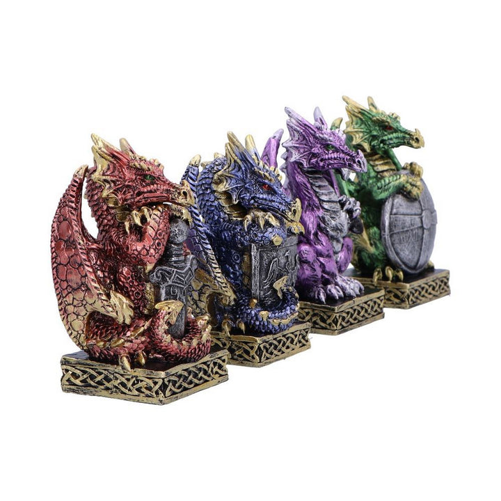 Defend the Hoard Dragon Protector Figurines (Set of 4) 10cm U6743A24