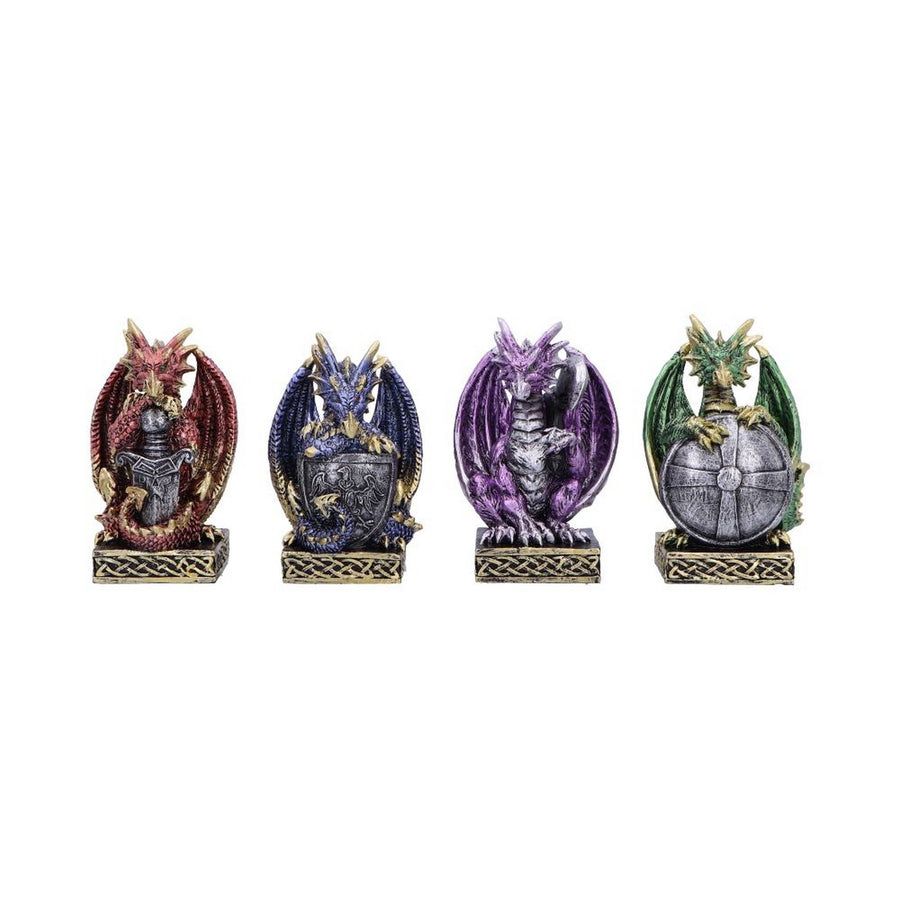 Defend the Hoard Dragon Protector Figurines (Set of 4) 10cm U6743A24