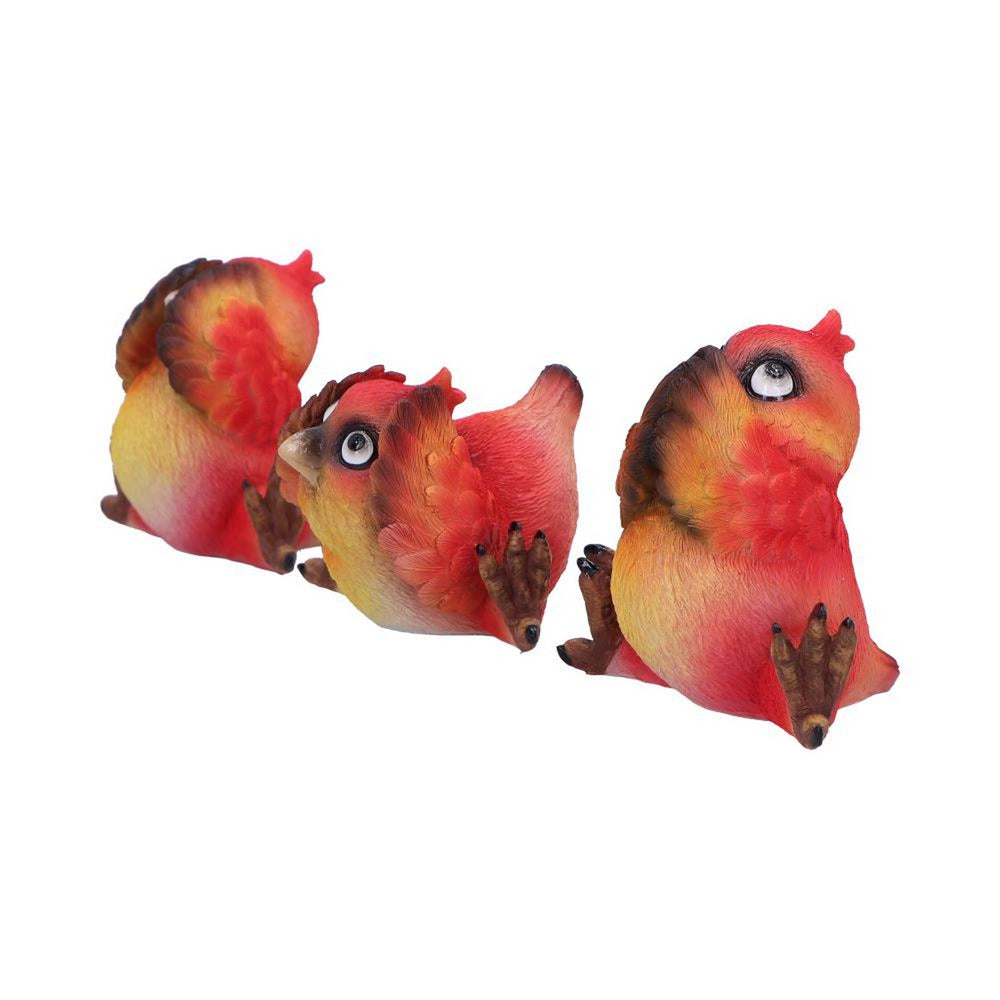 Comical Three Wise Bird Figurines U6859C24