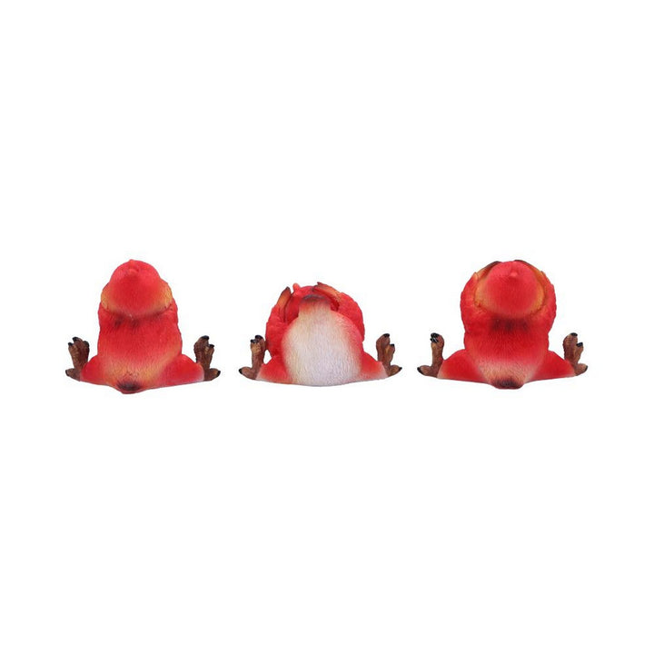 Comical Three Wise Bird Figurines U6859C24