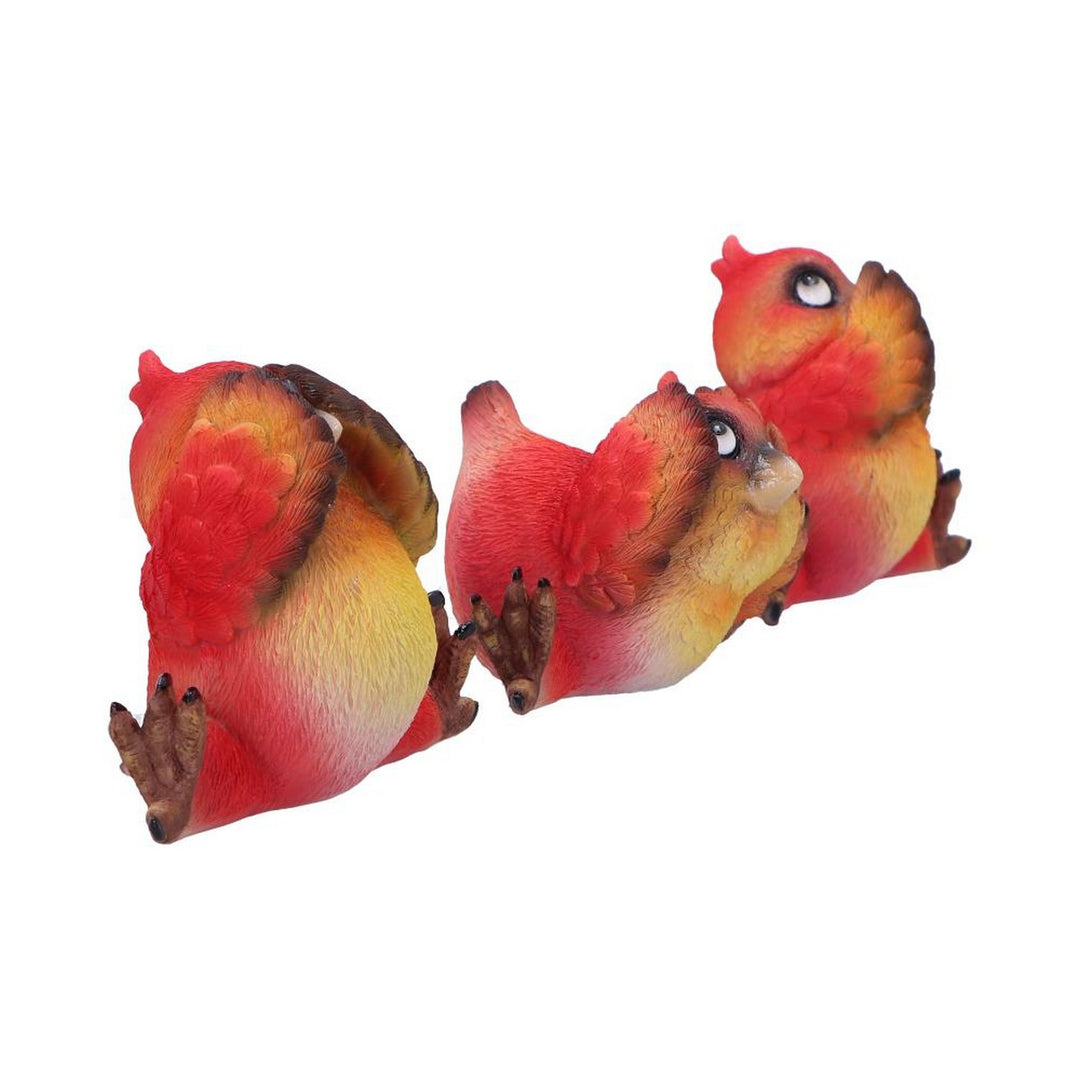Comical Three Wise Bird Figurines U6859C24