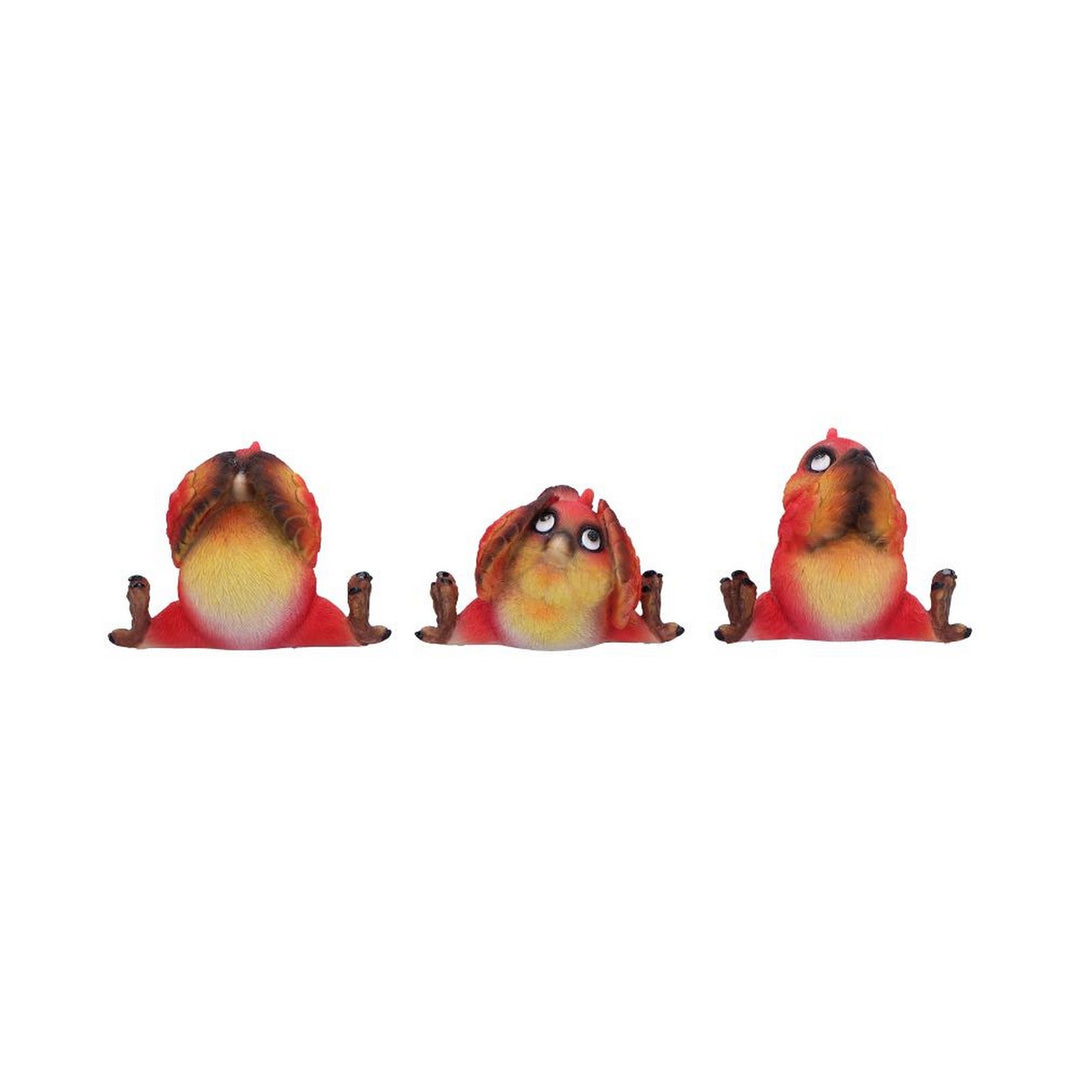 Comical Three Wise Bird Figurines U6859C24