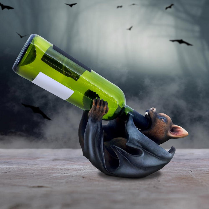 Black Bat Guzzler Wine Bottle Holder U6860C24