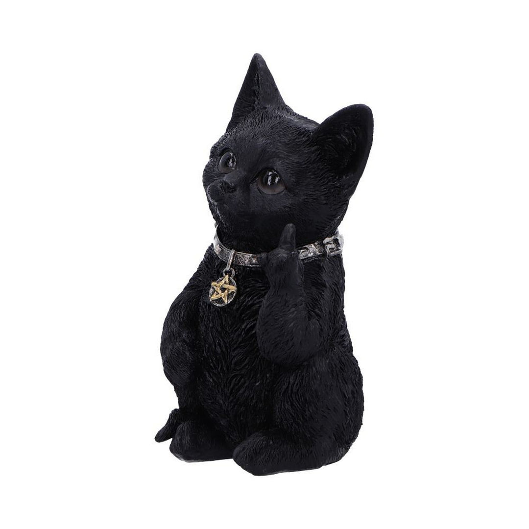 Metallicat Black Cat Throwing Rock Hand Sign U6862C24
