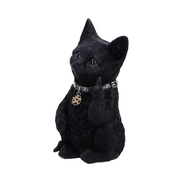 Metallicat Black Cat Throwing Rock Hand Sign U6862C24
