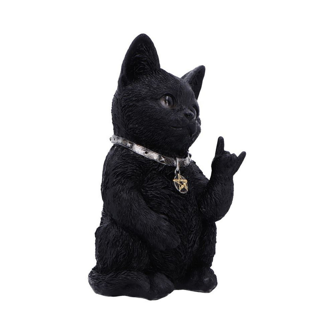 Metallicat Black Cat Throwing Rock Hand Sign U6862C24