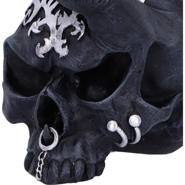 Horns Up Rocking Skull Ornament U6864C24