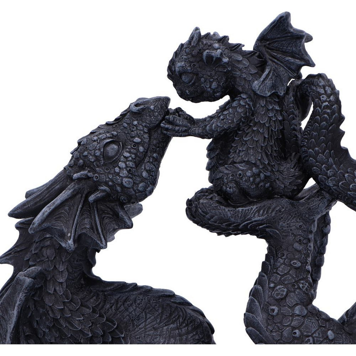 Black Drakaina and Dragonling Figurine U6866C24