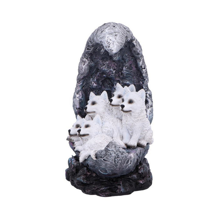 Moon Litter White Wolves Ornament U6868C24