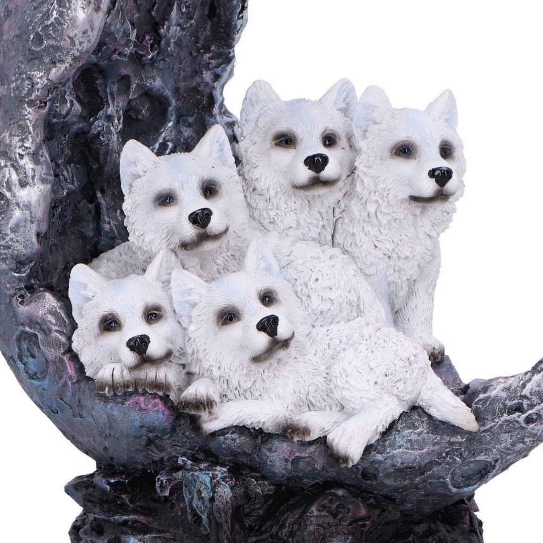 Moon Litter White Wolves Ornament U6868C24