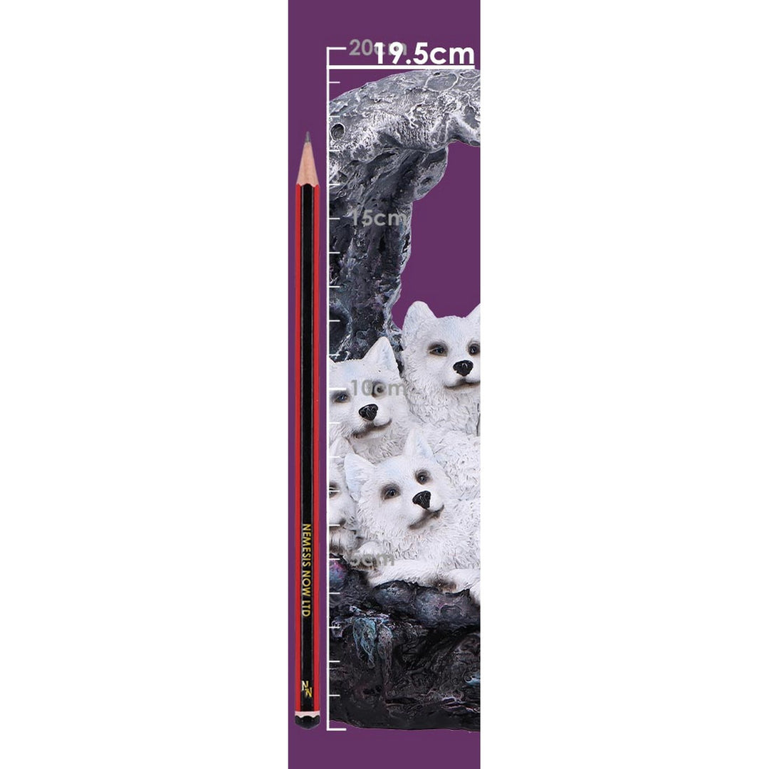 Moon Litter White Wolves Ornament U6868C24