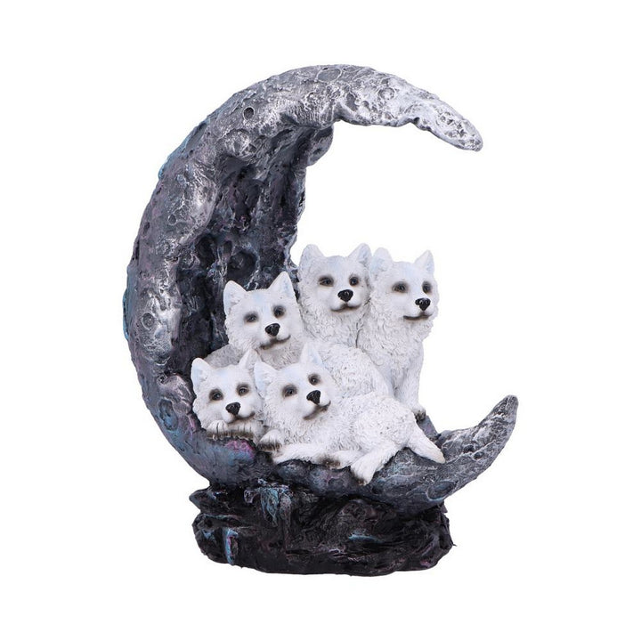 Moon Litter White Wolves Ornament U6868C24