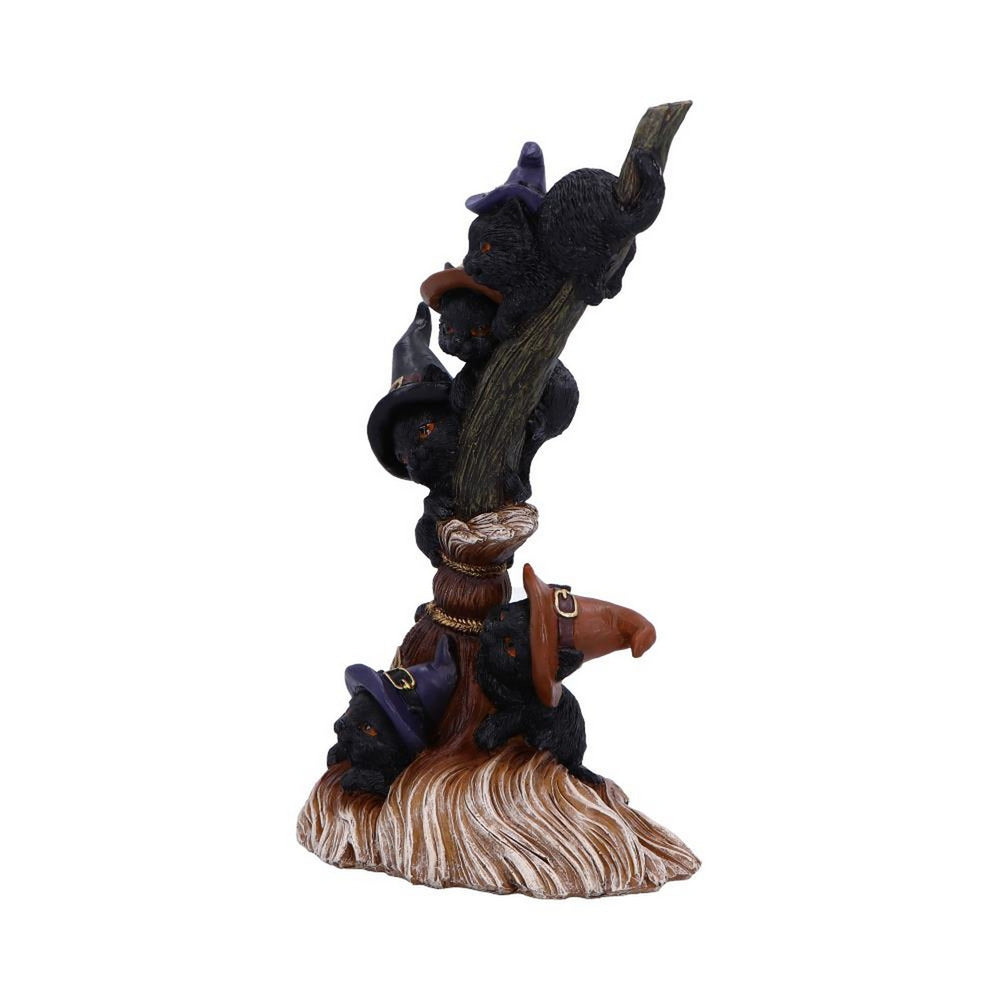 Broomstick Kindle Witchy Black Cats Ornament U6870C24