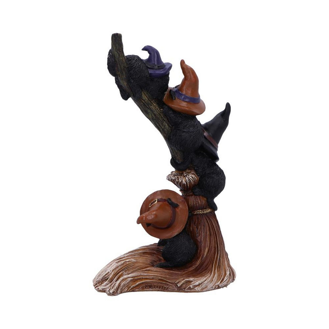 Broomstick Kindle Witchy Black Cats Ornament U6870C24