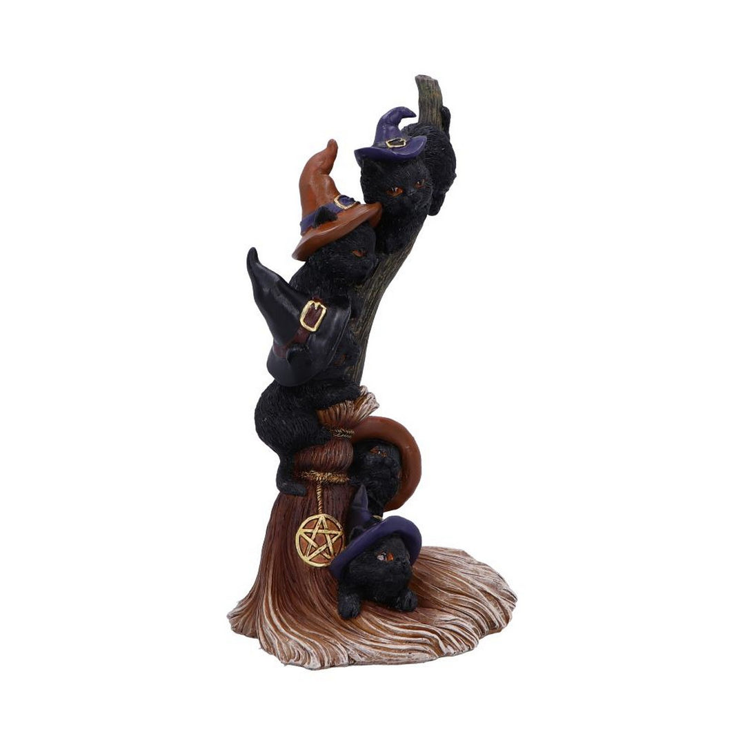 Broomstick Kindle Witchy Black Cats Ornament U6870C24