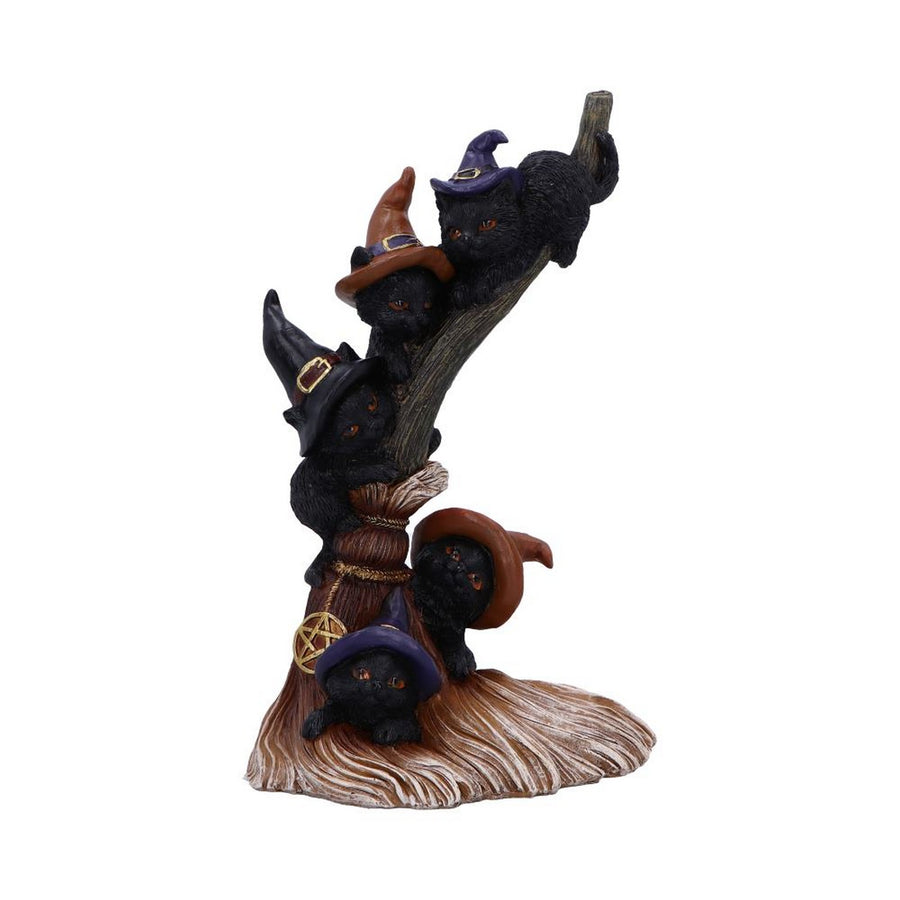 Broomstick Kindle Witchy Black Cats Ornament U6870C24