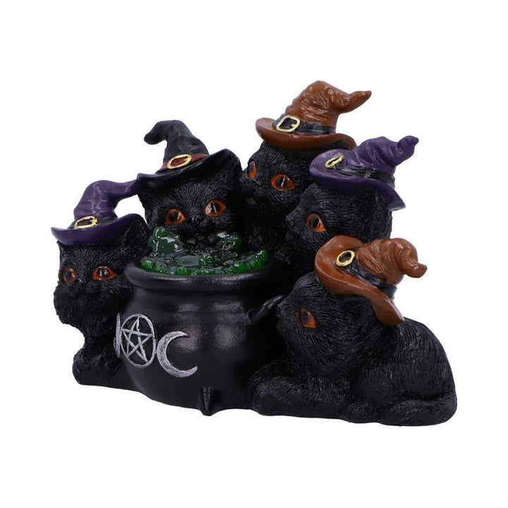 Kindle's Potion Light Up Cats and Cauldron Ornament U6871C24