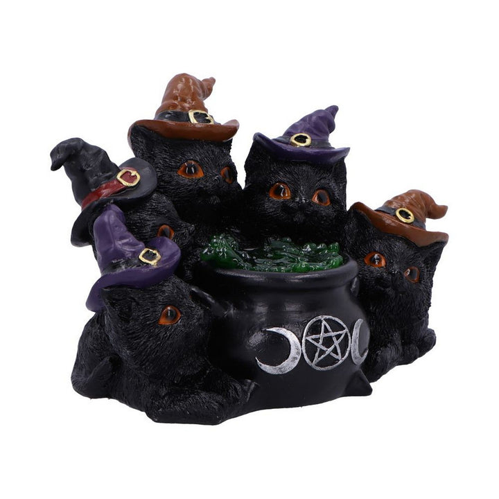 Kindle's Potion Light Up Cats and Cauldron Ornament U6871C24