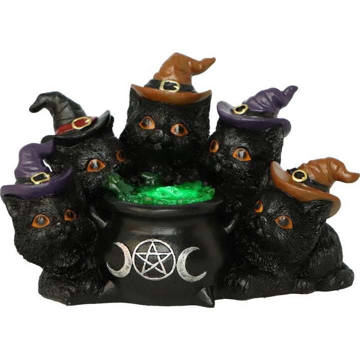 Kindle's Potion Light Up Cats and Cauldron Ornament U6871C24