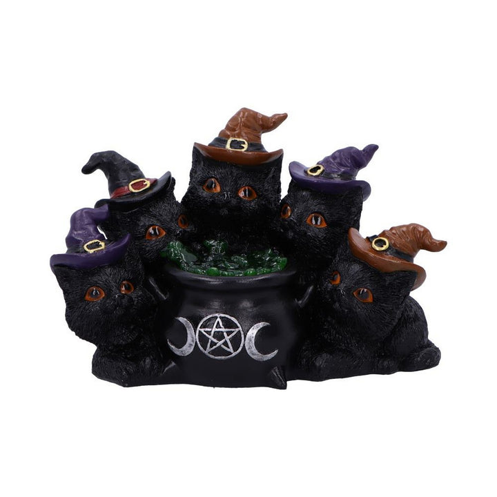 Kindle's Potion Light Up Cats and Cauldron Ornament U6871C24