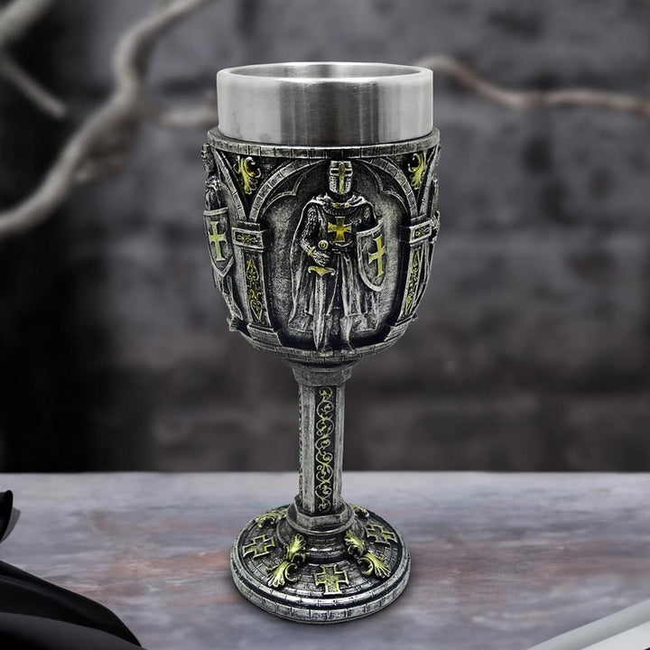 Galant Medieval Knight Metallic Goblet U6875C24